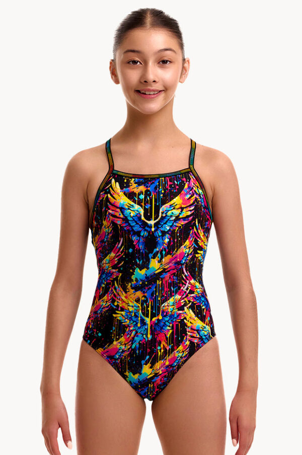 Funkita Girls Killer Cupid Strapped In One Piece