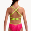 Show Funkita Girls Pink Proton Strapped In One Piece (image 2)