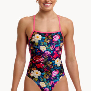 Funkita Bed Of Roses Strapped In One Piece