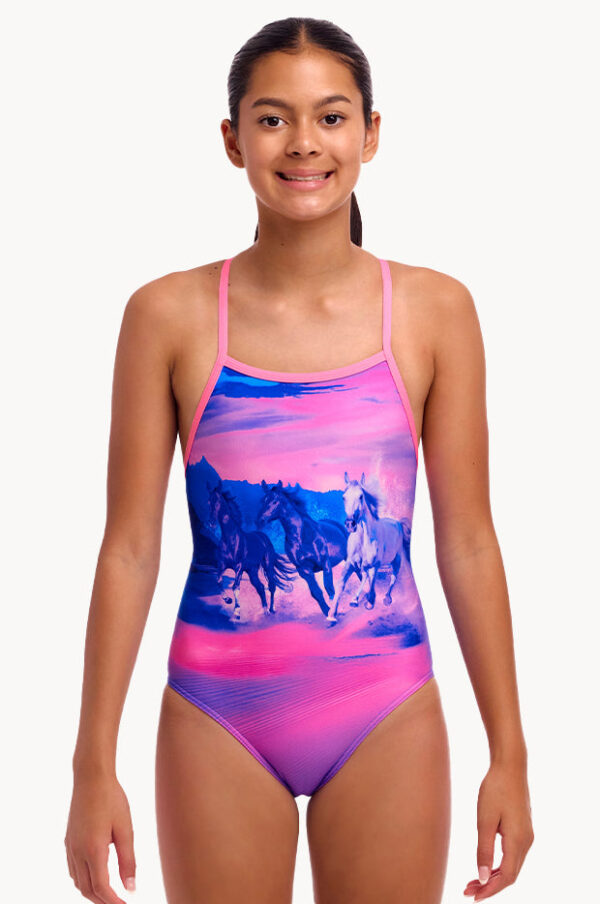 Funkita Girls Ride Time Tie Me Tight One Piece