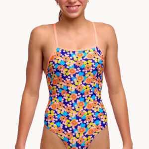 Funkita Girls Killer Flowers Tie Me Tight One Piece