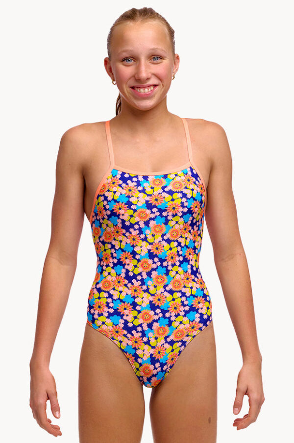 Funkita Girls Killer Flowers Tie Me Tight One Piece