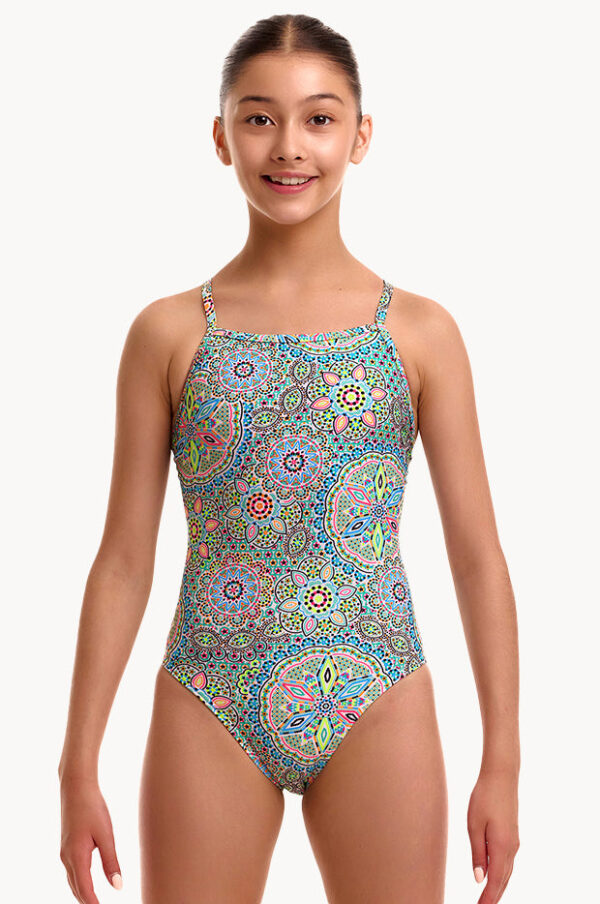 Funkita Girls Pretti Penny Tie Me Tight One Piece