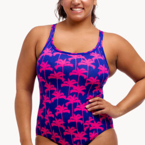 Funkita Pinky Palms Locked In Lucy One Piece