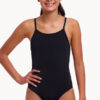 Show Funkita Girls Still Black Diamond Secure One Piece (image 2)