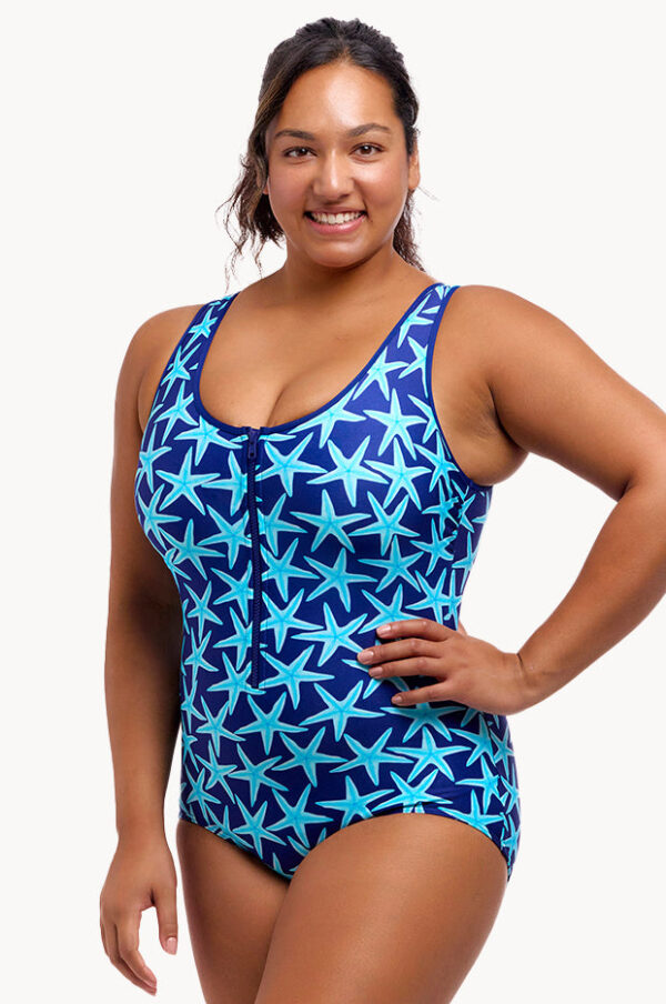 Funkita See Stars DD/E Cup Zip Front One Piece
