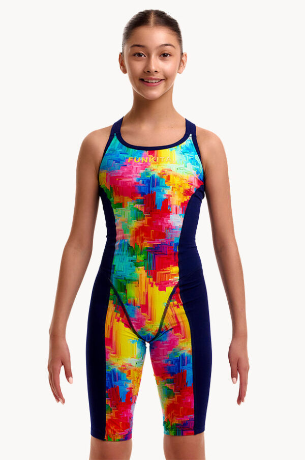Funkita Girls Falling Colours Fast Training One Piece