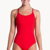 Show Funkita Still Red Diamond Back One Piece