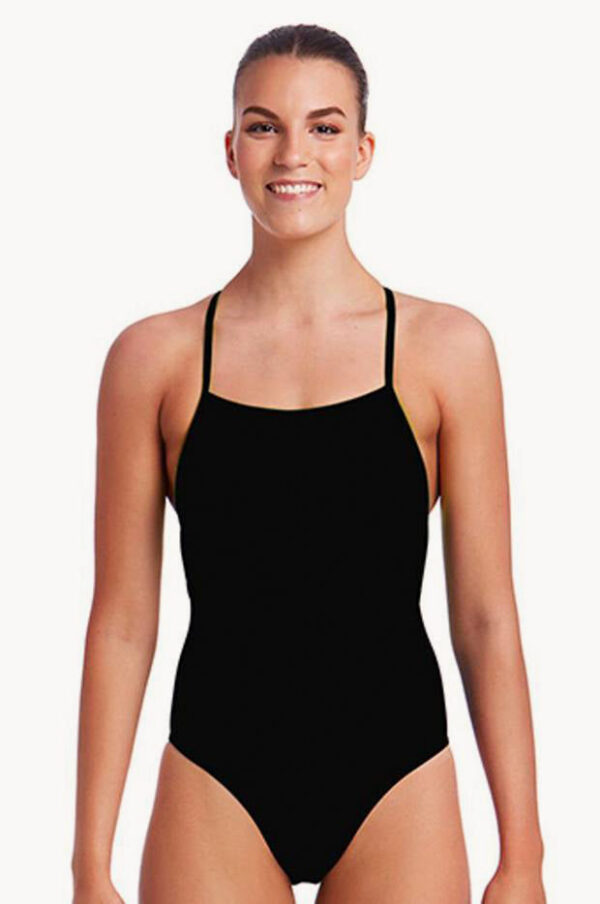 Funkita Still Black Strapped In One Piece