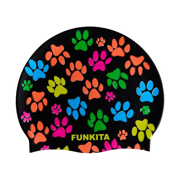 Funkita Silicone Swimming Cap Pawsome