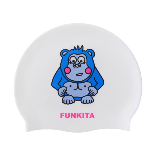 Funkita Silicone Swimming Cap Purple Back