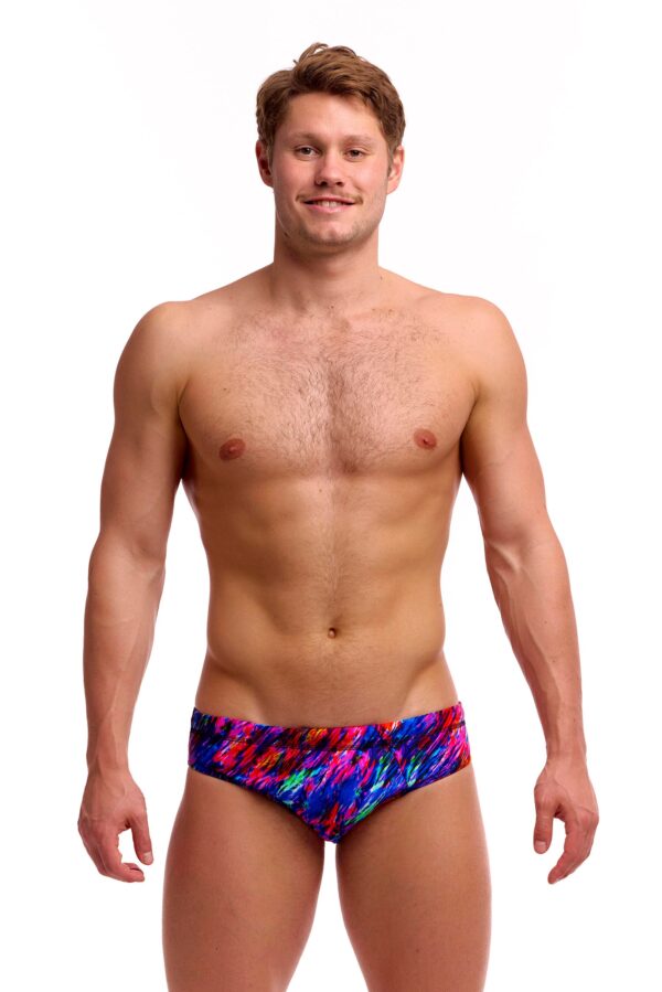 Funky Trunks Men’s Seamed Brief Big Bang