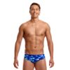 Show Funky Trunks Men’s Seamed Brief Clean Marine