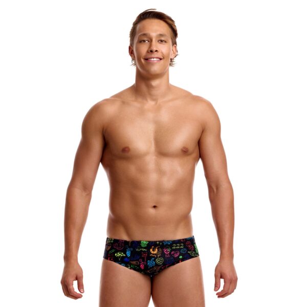 Funky Trunks Men’s Seamed Brief Doodles