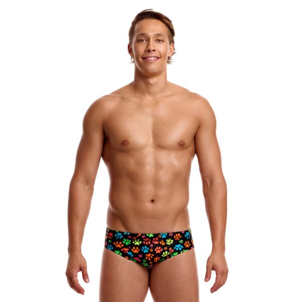 Funky Trunks Men’s Seamed Brief Pawsome