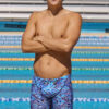 Show Funky Trunks Men’s Blue Bits Jammer