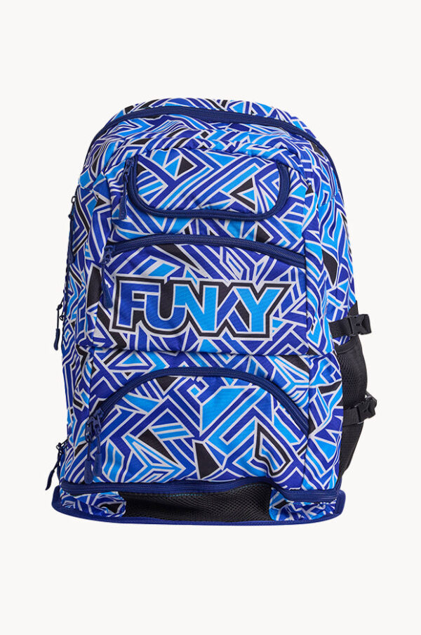 Funky Trunks Blue Bits Elite Squad Backpack