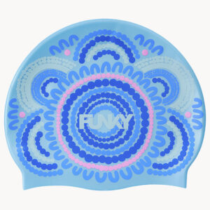 Funky Trunks Bundjalung Blue Swim Cap