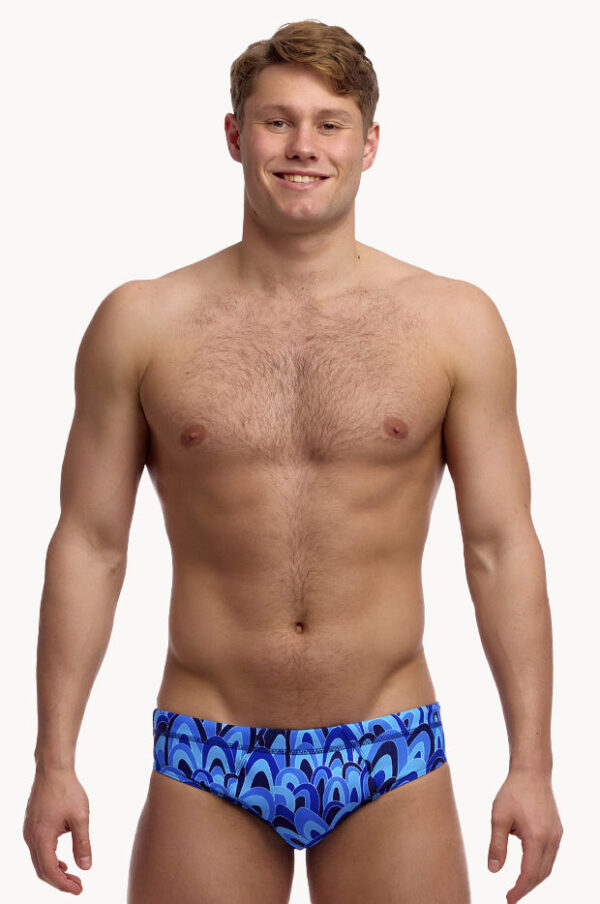 Funky Trunks Men’s Hill Billy Blues Brief