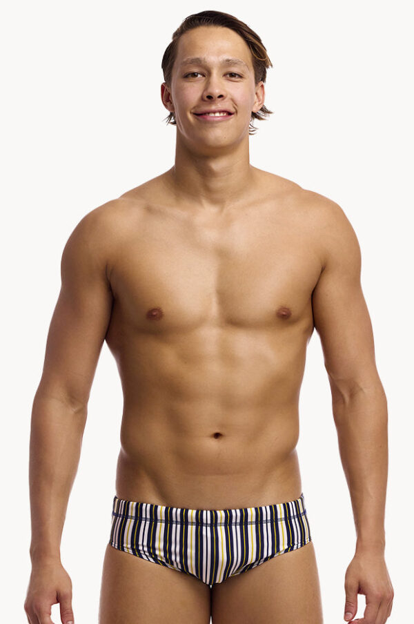 Funky Trunks Men’s Admiralty Stripe Brief