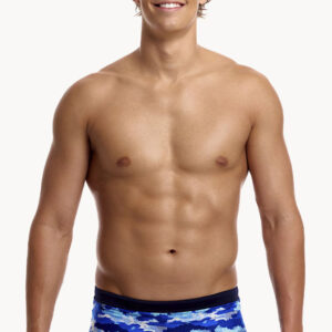 Funky Trunks Men’s Clean Marine Square Trunk