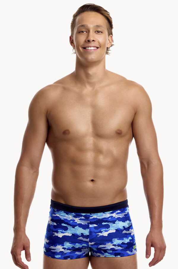 Funky Trunks Men’s Clean Marine Square Trunk