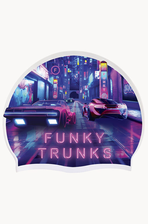 Funky Trunks Cyber City Swim Cap