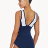 Show Poolproof Ruched Scoop Neck One Piece (image 2)