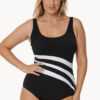 Show Poolproof Rozella DD/E Cup Wave Spliced One Piece (image 3)