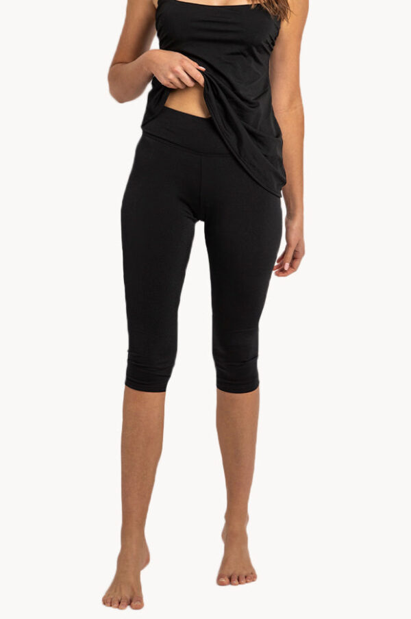 Poolproof Plain Capri Swim Pant