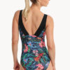 Show Poolproof Oasis Ruched Scoop Neck One Piece (image 2)
