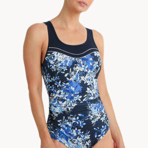 Poolproof Blissful Ruched Scoop Neck One Piece