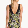 Show Poolproof Leafique Ruched Scoop One Piece (image 2)