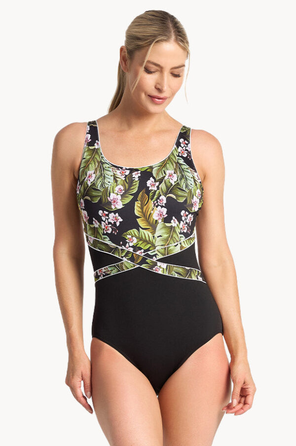 Poolproof Leafique Splice One Piece
