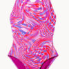 Show Speedo Girls Printed Splashback One Piece (image 3)