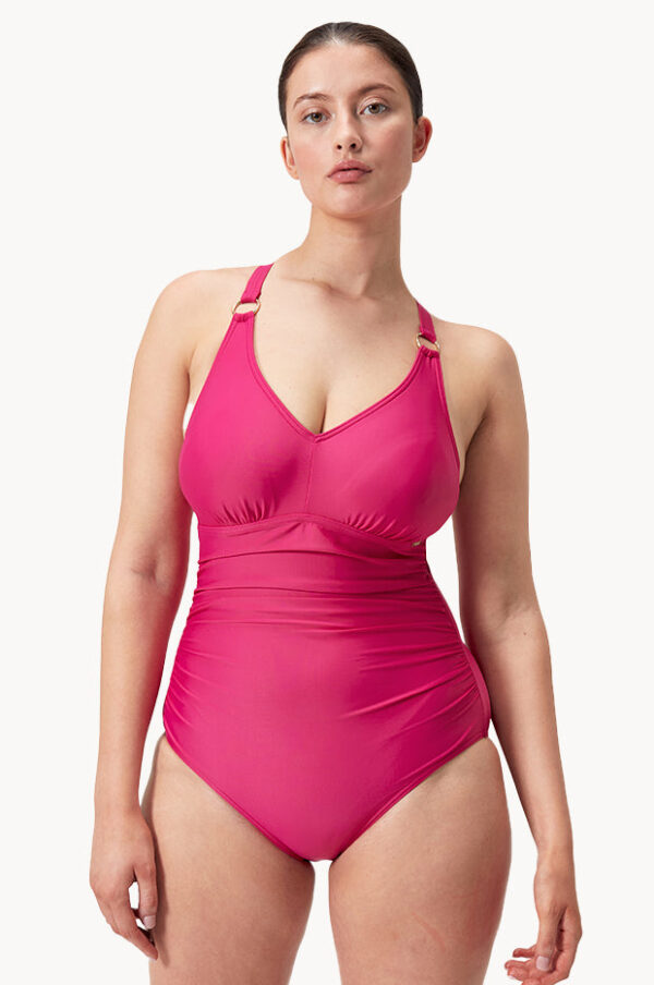 Speedo Shaping V Neck One Piece