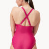 Show Speedo Shaping V Neck One Piece (image 3)