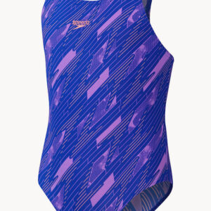 Speedo Junior Girls Hyperboom Allover Medalist One Piece