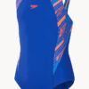 Show Speedo Junior Girls Hyperboom Splice Muscleback One Piece (image 2)