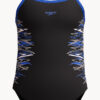 Show Speedo Junior Girls Duo Logo Placement Muscleback One Piece (image 2)