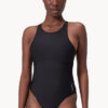 Show Speedo Solid High Neck One Piece