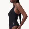 Show Speedo Solid Scoop Neck Mesh Back One Piece (image 2)