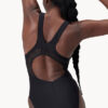 Show Speedo Solid Scoop Neck Mesh Back One Piece (image 3)