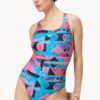 Show Speedo Allover Digital Powerback One Piece