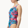 Show Speedo Allover Digital Powerback One Piece (image 2)