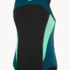 Show Speedo Splice Cross Back High Neck One Piece