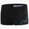 Show Speedo Boys Allover Hyperboom V Cut Aquashort