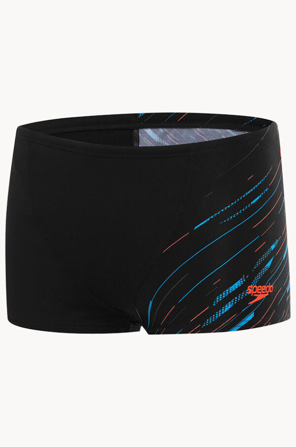 Speedo Boys Allover Hyperboom V Cut Aquashort