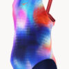 Show Speedo Girls Printed Leaderback One Piece