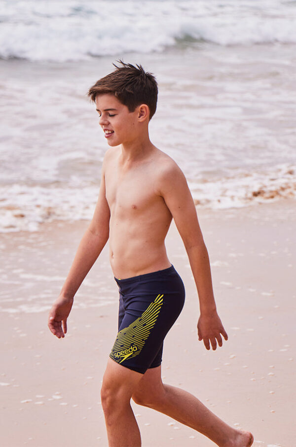 Speedo Junior Boys Medley Logo Jammer